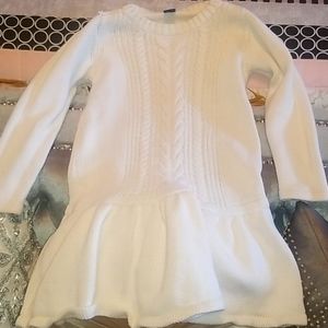 Gap off white sweater dress
